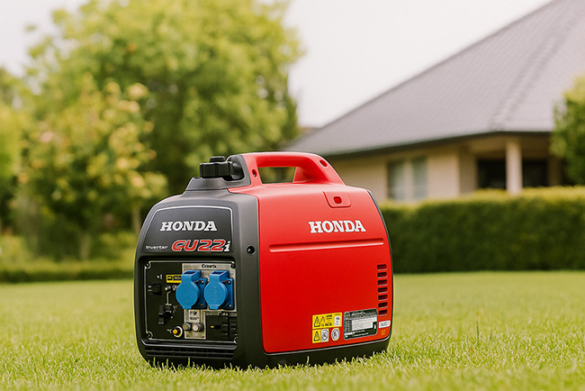 Honda inverter EU22i på græsplænen_header Honda inverter EU22i på græsplænen_header